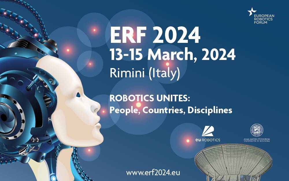 European Robotics Forum, ERF 2024 – Rimini, 13-15 marzo 2024