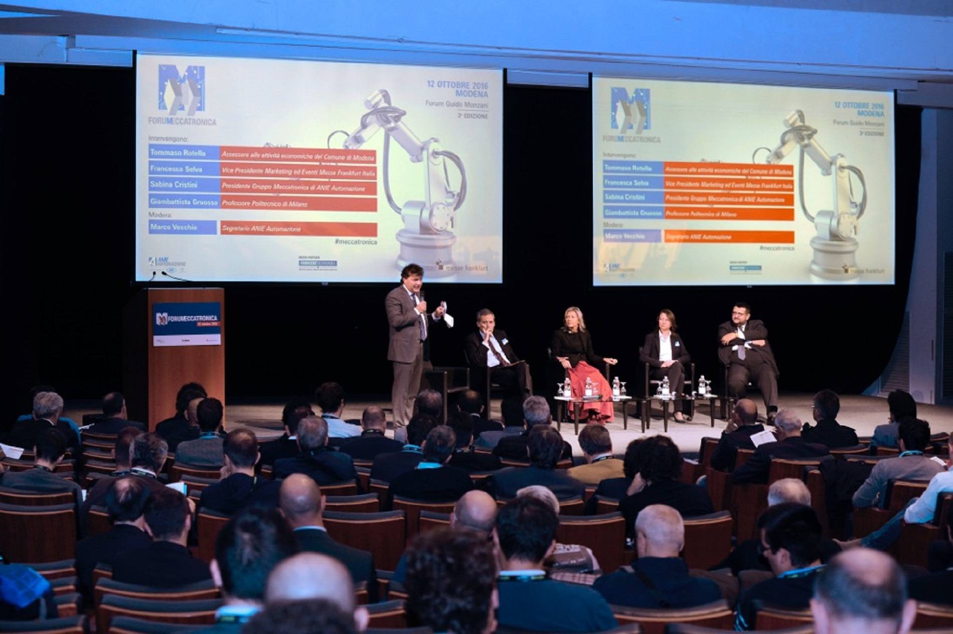 La cultura 4.0 ha successo a Modena con Forum Meccatronica